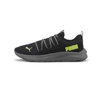 PUMA Herren Softride One4all Laufschuhe 46Black Castlerock Lime Squeeze Gray Yellow