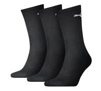 Puma Herren Short Crew Sportsocken – Frotteesohle – 12er Pack – Schwarz 43-46