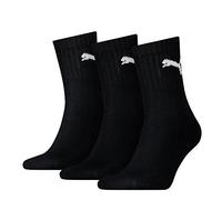 Puma Herren Sportsocken Short Crew Socks Sportsocken mit Frotteesohle 12er Pack, Schwarz, 35-38, 4X231011001200035