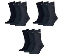 PUMA Herren Sportsocken Unisex 9P, Farbe:321 - navy, Socken & Strümpfe:35-38