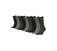 PUMA Herren Sportsocken unisex 9P (Green Combo, 43-46)