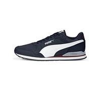 PUMA Herren St Runner V3 Mesh Sneaker, Platinum Gray PUMA White Pariser Nacht, 48.5 EU