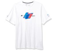 PUMA Herren Standard BMW MMS Logo Tee, Wei , Medium