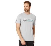 PUMA Herren Standard Mercedes Essentials Logo Tee, Mercedes, Team Silber, XX-Large