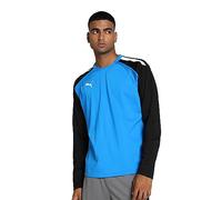 PUMA Herren Sweater, Electric Blue Lemonade-Puma Black, L