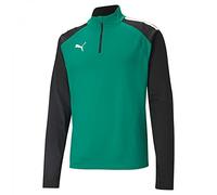 Puma Herren Sweatshirt Teamliga 1/4-Zip Top Pepper Green/Puma Black L