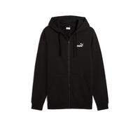 PUMA Herren Sweatjacke - ESS Full-Zip Hoodie, Kapuze, Baumwollmischung Schwarz / 2XL XXL Schwarz