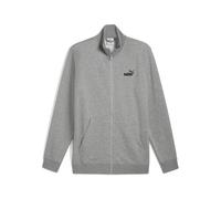 PUMA Herren Sweatjacke - ESS No 1. Logo Track Jacket, Baumwollmischung Grau L