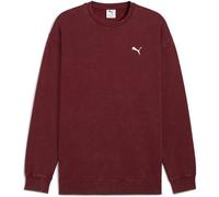 PUMA Herren Sweatshirt ESS ELEVATED Relaxed Wash Crew FL (688050) M Ruby Shimmer