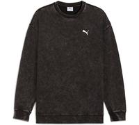 Puma Herren Sweatshirt ESS Elevated Relaxed Wash Crew FL Schwarz XXL