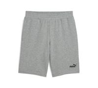 PUMA Herren Sweatshorts - ESS No. 1 Logo Shorts, Logo, Baumwolle, kurz Grau M