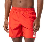 PUMA Herren Swim Men's Mid Shorts Swim Trunks, Rot, XXL
