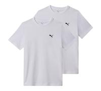 Puma Herren T-Shirt 2er-Pack Ess Logo Tee M 692313-02 3XL White