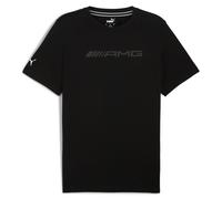 PUMA Herren T-Shirt - AMG Logo Tee, Motorsport, Kurzarm, Logo-Print, Baumwolle Schwarz M