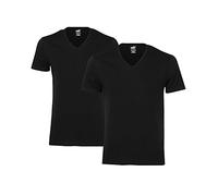 PUMA 8 er Pack Basic V Neck T-Shirt Men Herren Unterhemd V-Ausschnitt, Farbe:200 - black, Bekleidungsgröße:S