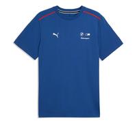 PUMA Herren T-Shirt - BMW Motorsport, Sportswear, Small Logo Tee, Baumwolle Blau L