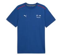 PUMA Herren T-Shirt - BMW Motorsport, Sportswear, Small Logo Tee, Baumwolle M Blau