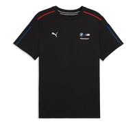 PUMA Herren T-Shirt - BMW Motorsport, Sportswear, Small Logo Tee, Baumwolle Schwarz M