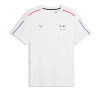 PUMA Herren T-Shirt - BMW Motorsport, Sportswear, Small Logo Tee, Baumwolle Weiß / XL XL Weiß