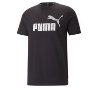 Puma Herren T-Shirt ESS+ 2 Col Logo Tee 586759-61 M Puma Black-White