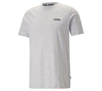 Puma Herren T-Shirt ESS+ 2 Col Small Logo Tee 674470-04 M Light Grey Heather