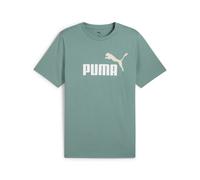 PUMA Unisex ESS 2 Color No. 1 Logo Tee T-Shirts, Green Moon,