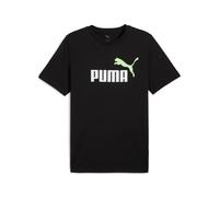 PUMA Herren T-Shirt - ESS 2 Color No. 1 Logo Tee, Rundhals, Kurzarm, uni S Schwarz