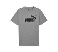 PUMA Herren T-Shirt - ESS No.1 Logo Tee, Rundhals, Kurzarm, uni Grau / M M Grau