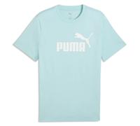 PUMA Herren T-Shirt - ESS No.1 Logo Tee, Rundhals, Kurzarm, uni Hellblau / 3XL 3XL Blau