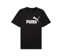 PUMA Herren T-Shirt - ESS No.1 Logo Tee, Rundhals, Kurzarm, uni M Schwarz