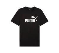 PUMA Herren T-Shirt - ESS No.1 Logo Tee, Rundhals, Kurzarm, uni Schwarz M