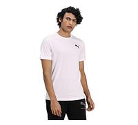 Puma Herren T-Shirt ESS S Logo Tee, White-Puma White-Cat, L, 586668