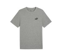 Puma Unisex ESS Small No. 1 Logo Tee T-Shirts, Medium Gray Heather,