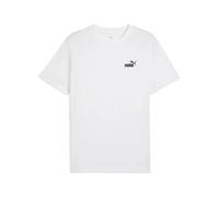 PUMA Herren T-Shirt - ESS Small No. 1 Logo Tee , Rundhals, Kurzarm, uni Weiß / 2XL XXL Weiß