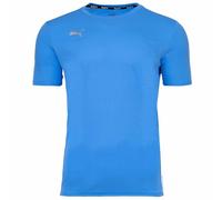 PUMA Herren T-Shirt - Finisher Tee, Funktionsshirt, dryCELL, Rundhals, Kurzarm, Uni Blau 4XL