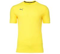 PUMA Herren T-Shirt - Finisher Tee, Funktionsshirt, dryCELL, Rundhals, Kurzarm, uni Gelb L