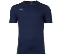 PUMA Herren T-Shirt - Finisher Tee, Funktionsshirt, dryCELL, Rundhals, Kurzarm, Uni Marine L