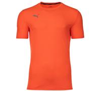 PUMA Herren T-Shirt - Finisher Tee, Funktionsshirt, dryCELL, Rundhals, Kurzarm, Uni Orange L