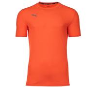 PUMA Herren T-Shirt - Finisher Tee, Funktionsshirt, dryCELL, Rundhals, Kurzarm, uni Orange XL