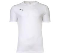 PUMA Herren T-Shirt - Finisher Tee, Funktionsshirt, dryCELL, Rundhals, Kurzarm, Uni Weiß 2XL