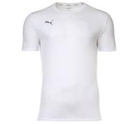 PUMA Herren T-Shirt - Finisher Tee, Funktionsshirt, dryCELL, Rundhals, Kurzarm, uni Weiß S