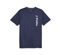 Puma Herren T-Shirt Fit Poly Logo Tee 523843-06 L PUMA Navy