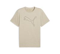PUMA M Tad Essential Heather Cat Tee (Cf Large Cat) Herren | DESERT DUST HEATHER | 3XL