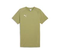 PUMA teamEvostripe T-Shirt Herren 40 - calming green/puma silver/puma white S