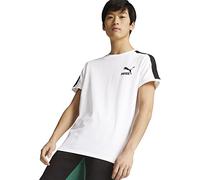 PUMA Herren T7 Iconic Tee, Weiß, XL