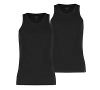 PUMA Herren Tank Top im Pack - Basic, Vorteilspack, Unterhemd, Rundhals, Single Jersey, einfarbig Schwarz S 2er Pack (1x2P)
