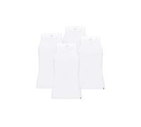 Puma Herren Tank Top Basic Regular Fit 6er Pack S M L XL Schwarz Weiß 100% Baumwolle, White, XL