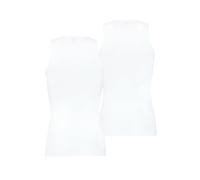 PUMA Herren Tank Top im Pack - Basic, Vorteilspack, Unterhemd, Rundhals, Single Jersey, einfarbig Weiß S 8er Pack (4x2P)