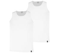 PUMA Herren Tank Tops, 2er Pack - Tank Top 2P, Unterhemd, Rundhals, Regular Fit Weiß S