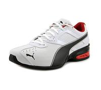 Puma Herren Tazon 6 FM Laufschuhe, Weiß White Black Silver, 39.5 EU Weit